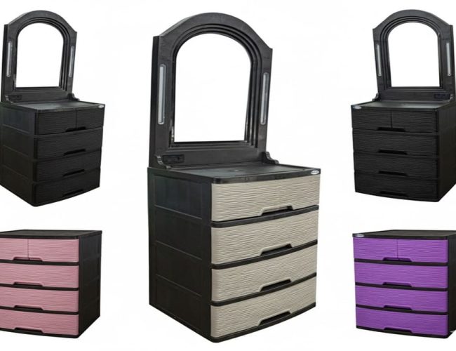 Tocador Glamour: diseño elegante y máxima organización en tu habitación